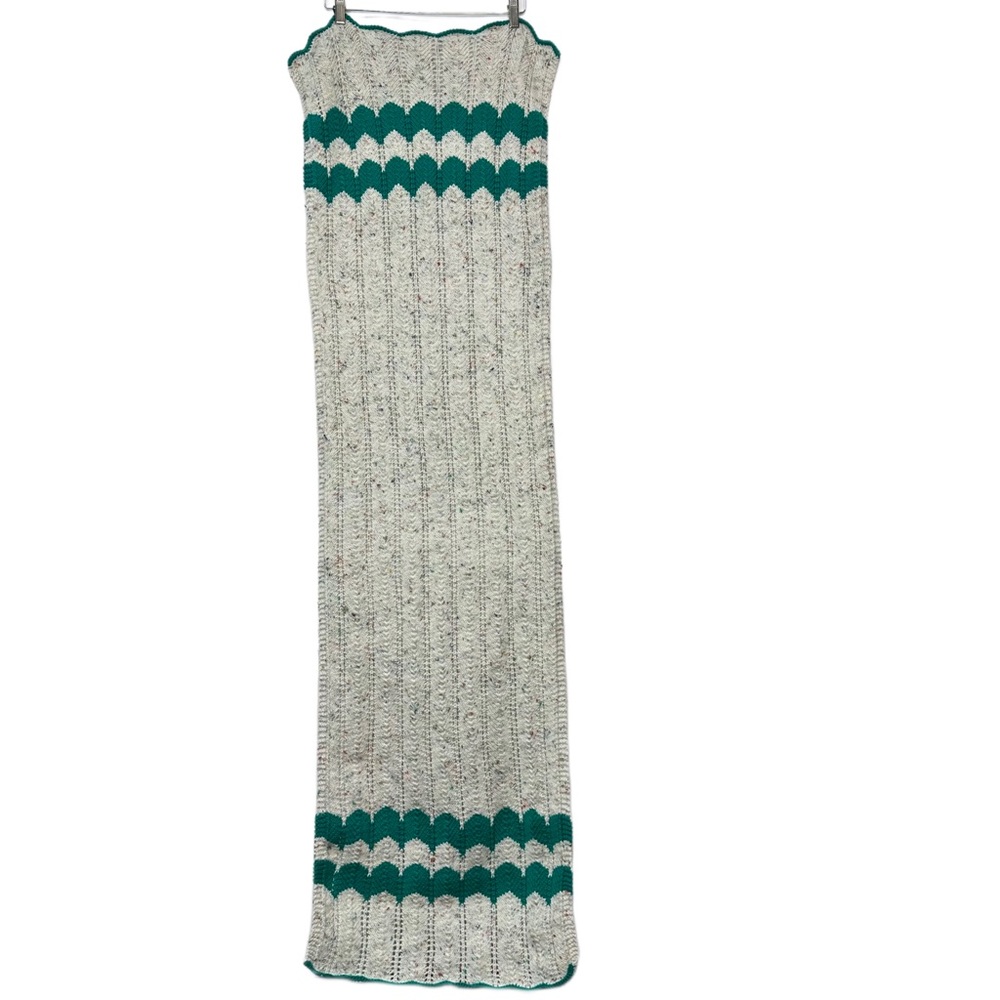 Vintage Afghan‎ Scarf Accent Piece Mini Sized